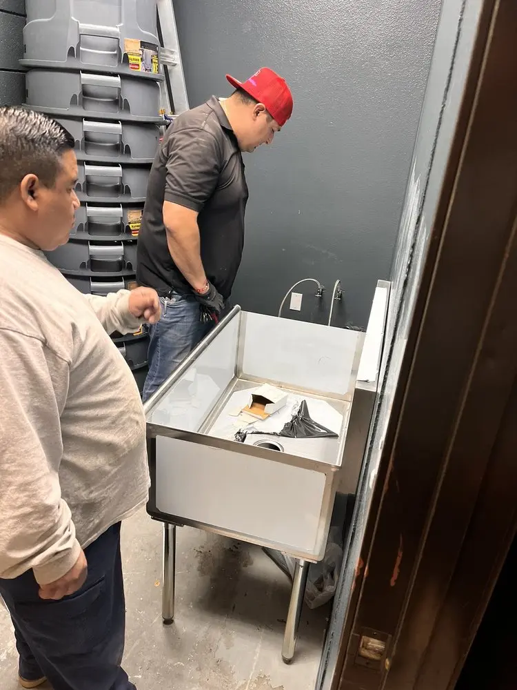 Commercial plumbing and sink installation in Cobblecrest
